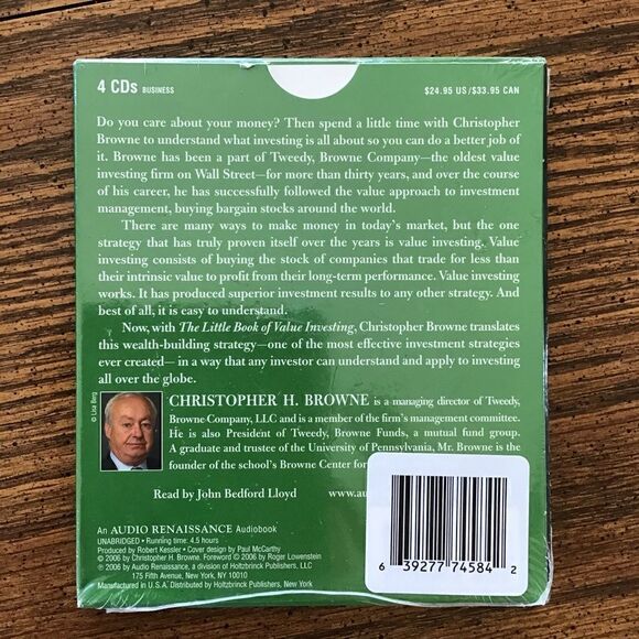 The Little Book of Value Investing Audiobook - Picture 2 of 3